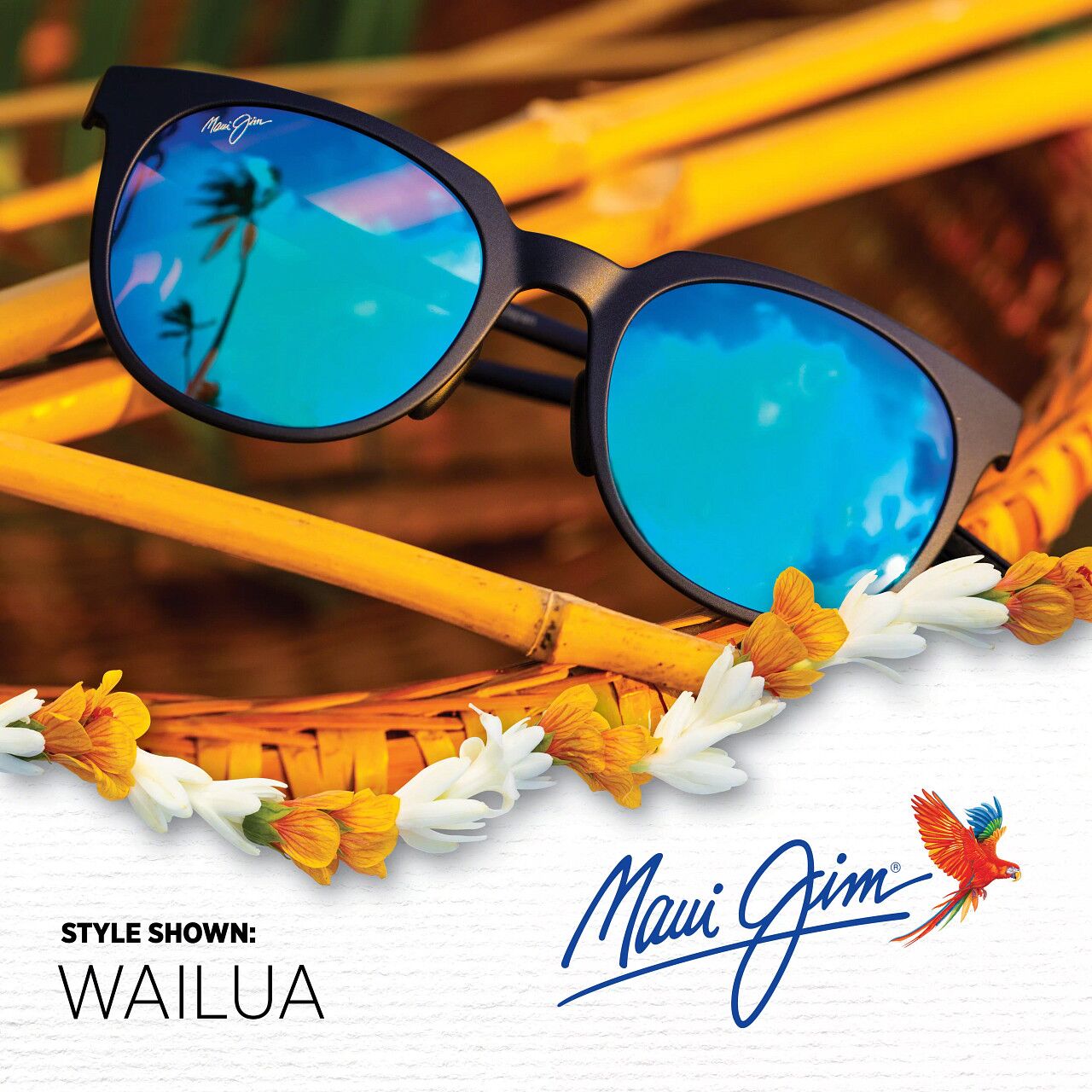 Maui Jim World Cup 64 Grey Mirror Polar & Black Matte Polarized Sunglasses  | Sunglass Hut USA